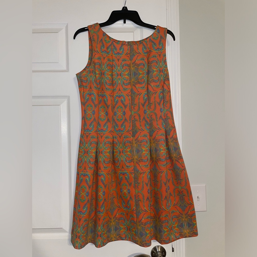 Gabby Skye - Fit & Flare Multicolor Dress - 12P